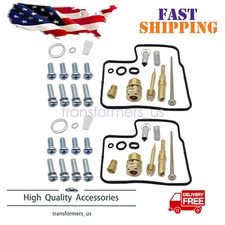 2Sets Carburetor Repair Carb Rebuild Kit For Honda VT750DC Shadow Spirit 02-07