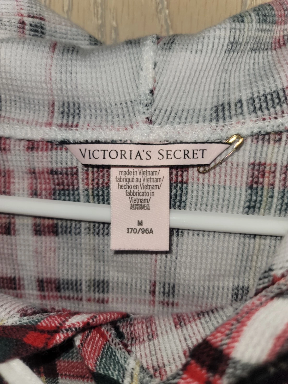 UNDERCOVER Felpa con cappuccio pullover cropped manica lunga Victoria's Secret taglia media nuova senza etichette