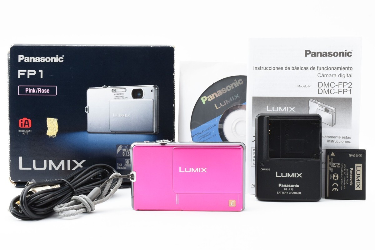 Panasonic LUMIX DMC-FP1 ピンク 12MP Panasonic LUMIX DMC-FP1 12.1 MP Digital Camera - Pink for