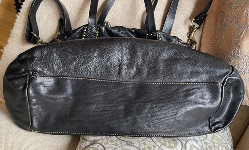 Tasche Campomaggi neuwertig schwarz braun mocca - Bild 5 von 5