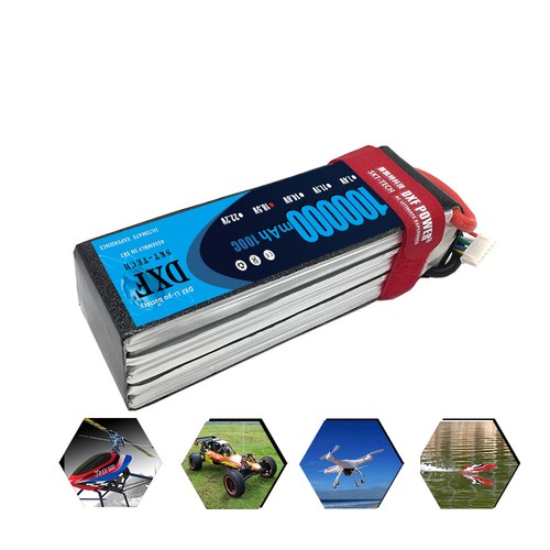 Batería DXF 2 piezas 5S 10000 mAh Lipo 18,5 V 100 C TRX RC Lipo batería barco camión - Imagen 2 de 9