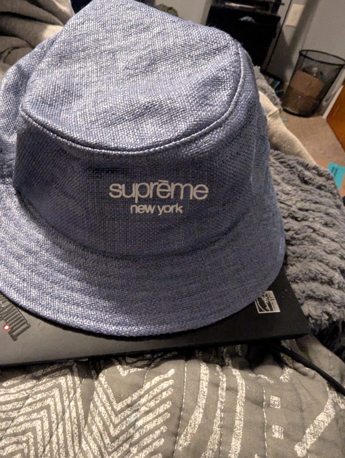 SUPREME RAPHIA CONCASSEUR   M/L   BLEU / MARINE