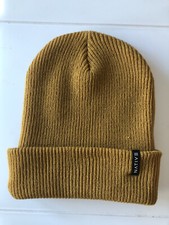 Beanie Knit Hat Unisex Gold Color - Native brand - NWOT