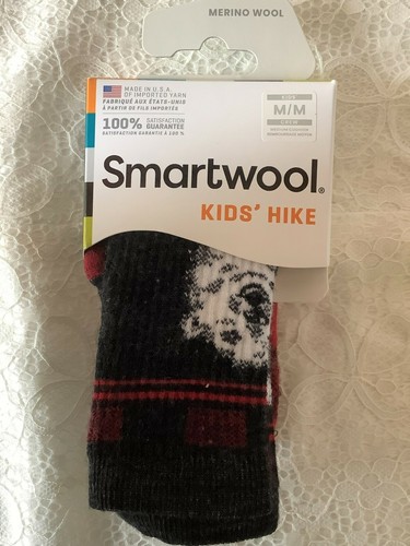 Smartwool Kids Merino Wool Size Medium Medium Cushion Polar Bear Hiking Socks - Picture 7 of 20