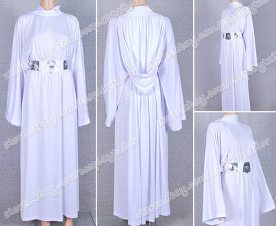 Star Wars Cosplay Princess Leia Organa White Dress Costume Gown Robe Fabulous | eBay Star Wars Cosplay Princess Leia Organa White Dress Costume Gown Robe Fabulous | eBay