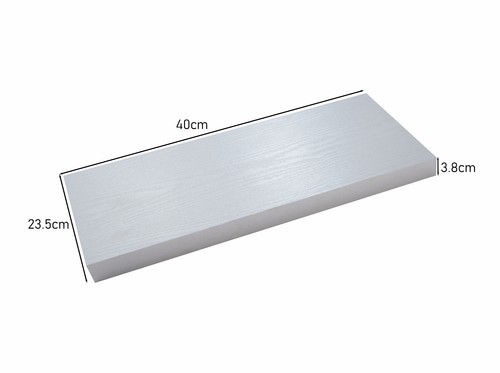 40cm Floating Shelves, Pack of 2 White Finish Bracket included Return Stock - Picture 2 of 3