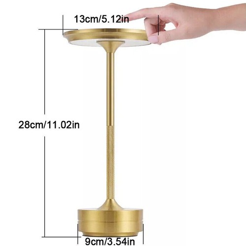 LED Akku Touch Schreibtischlampe Wiederaufladbar Dimmbar Bar Tisch Nacht Licht Deko - Bild 8 von 14