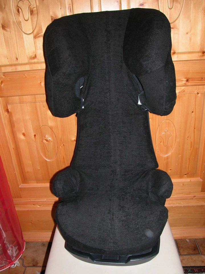 EKO Sommerbezug Schonbezug Frottee für Cybex Solution X, X2, X-Fix,X2-Fix schwarz