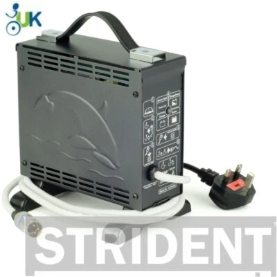 STRIDENT Heavy Duty 8amp 24volt CTE Mobility Scooter Electric Wheelchair Charger 8ah