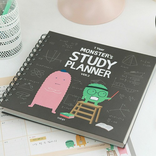 Monster Study Planner for 1 Year (Ver 2) Monthly Weekly Daily Academic Planner - Picture 8 of 8