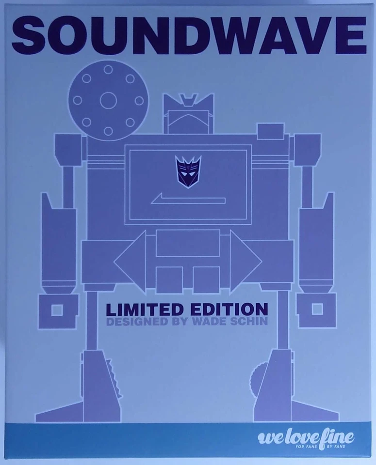 Figura Transformers: Vinyl Soundwave POR MIGHTY FINE EDICIÓN LIMITADA (WLF SW) Foto 2 de 3
