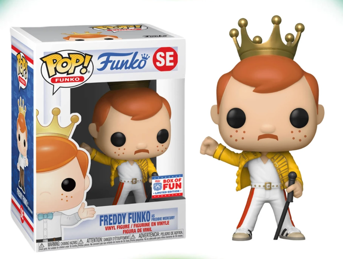 Funko POP! Freddy Funko As Freddie Mercury (Box of Fun 3000 Pcs