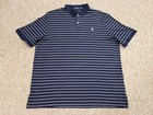 New ListingRalph Lauren Polo Shirt Mens Xl Blue Striped Pime Soft Touch Pony Preppy Rugby