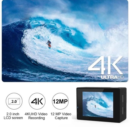 Action Camera Ultra HD 4K/30fps WiFi 2.0-inch 170D Underwater Waterproof Helmet - Picture 5 of 20