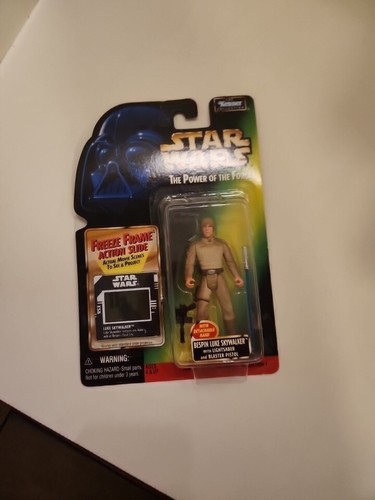 Star Wars 1997 POTF Bespin Luke Skywalker mit Lichtschwert Actionfigur, MISP (B178) - Bild 5 von 5