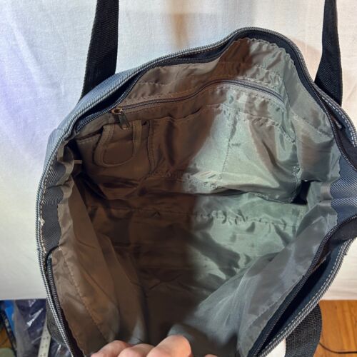 Regent Seven Seas Luxus Cruise Line grau schwarz Beuteltasche Handtasche Tasche Handtasche 10,5x15 - Bild 4 von 11