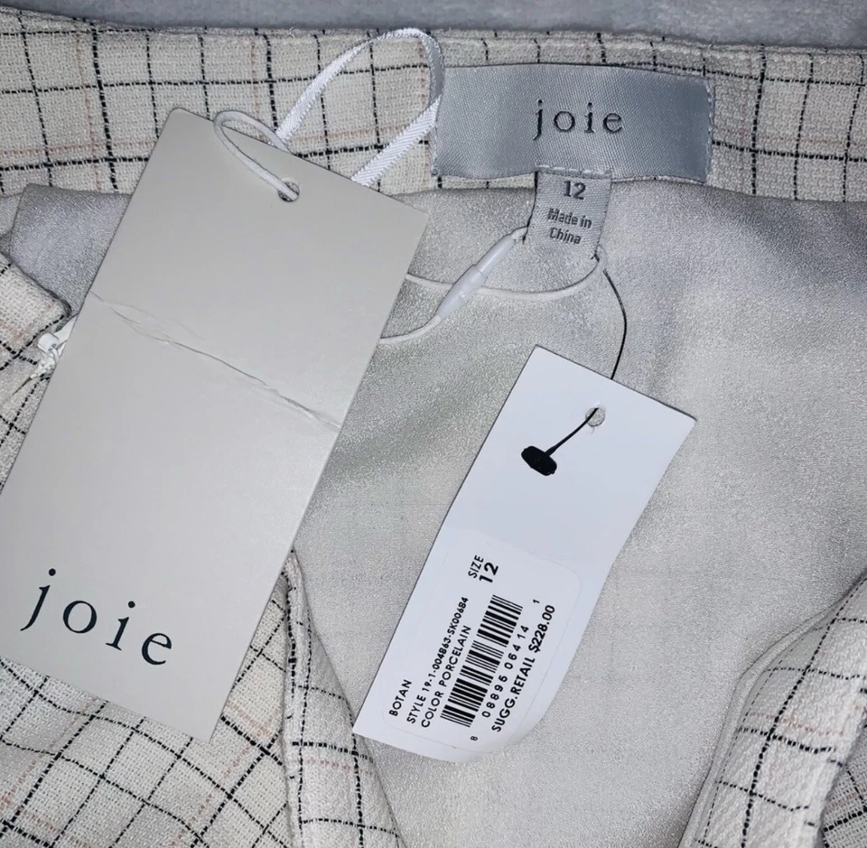 Falda a cuadros Joie Botan Foto 4 de 4