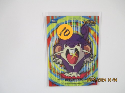 2000 Topps Pokemon # 19 Rattata NMT
