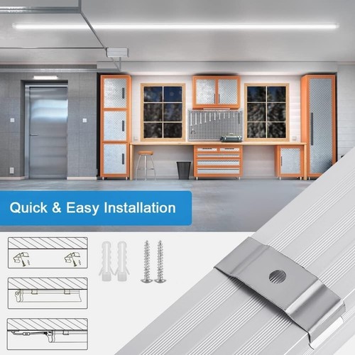 LED Tube Light 2Pack 60cm LED Shop Light 18W T8 V Shaped 6500K 2000LM Daylight - Picture 4 of 4