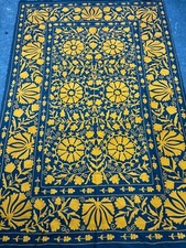 Suzani Wall Hanging / Cotton Bedspread / Handmade Embroidery / Gift For Special