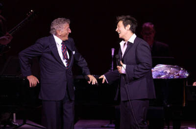 Tony Bennett and k.d. Lang during Tony Bennett Performs with k.d. - Old Photo 4
