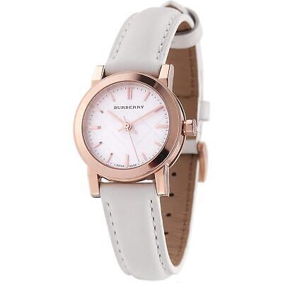 Burberry BU9209 The City Rose Gold Swiss Made Leather Womens Burberry BU9209 The City Rose Gold Swiss Made Leather Womens