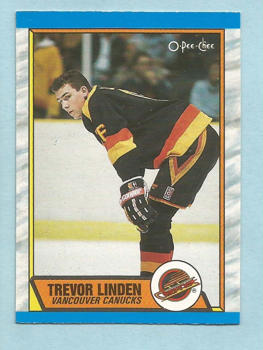 1989-90 OPC O-Pee-Chee Hockey Trevor Linden #89 ROOKIE RC Vancouver Canucks MINT