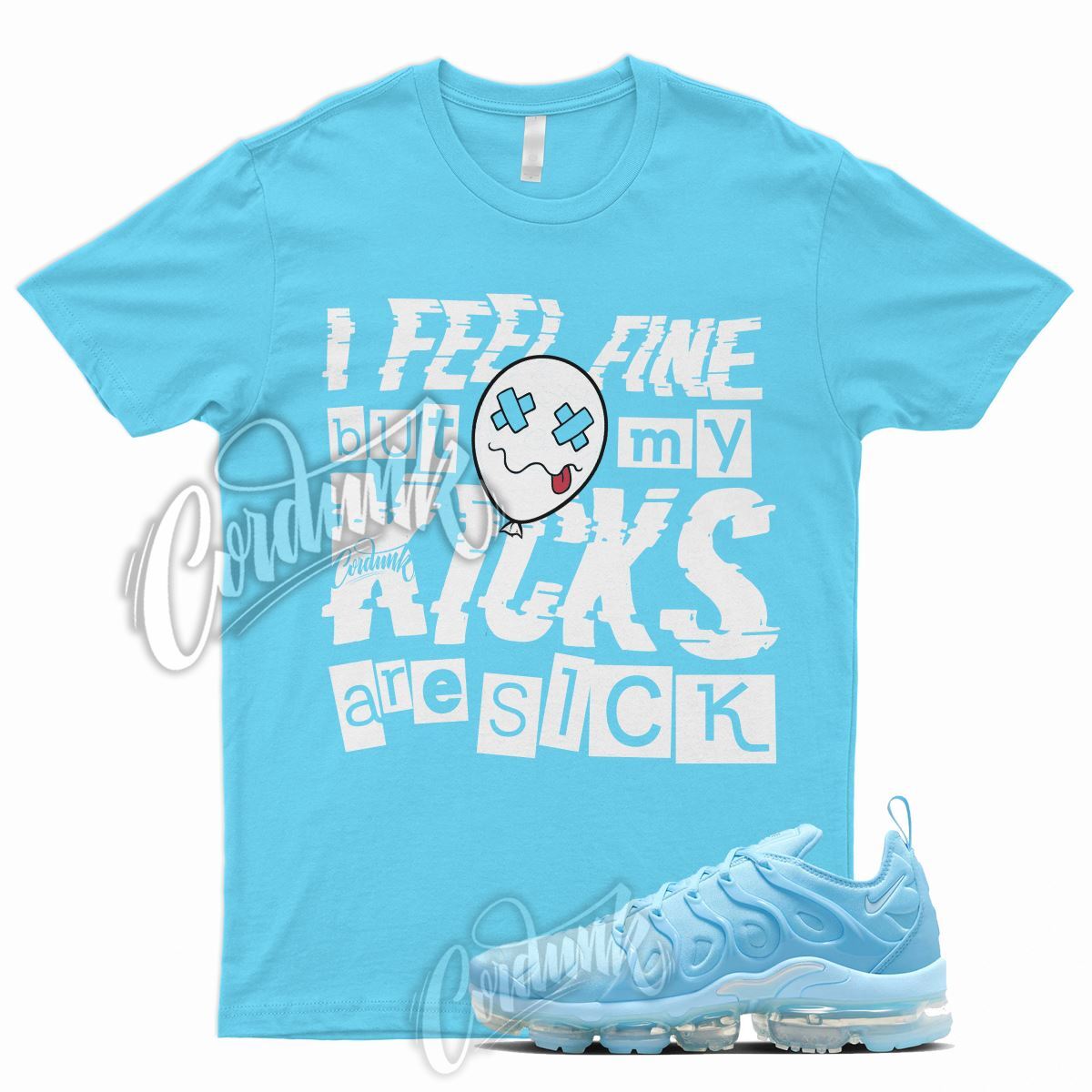 SICK T Shirt for N Air VaporMax Plus University Blue Chill Silver Ocean Max 1