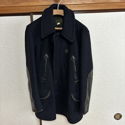 ジャケット・アウター RRL 10Buttons Peacoat Size M RRL x Schott Limited Edition Navy Wool Peacoat | Large
