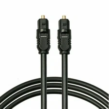 [3 pk] TOSLink Fiber Optic Digital Audio Cable SPDIF Sound Bar, PS4 1.5 m 4.9 ft