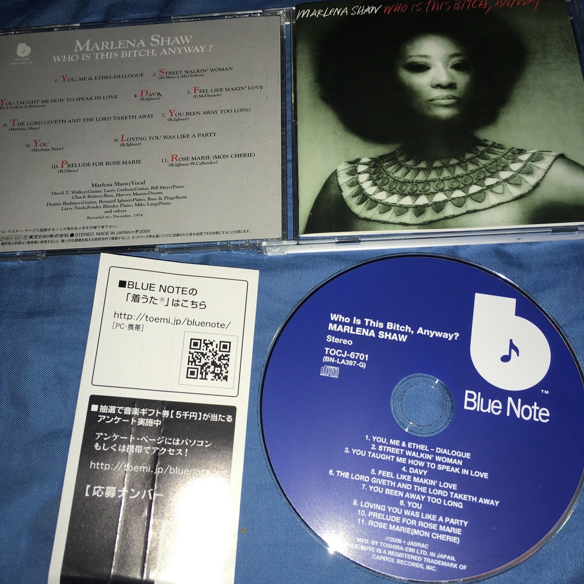 Cd Marlena Shaw Who Is This Bitch Anyway? Cd Made In Japan | eBay