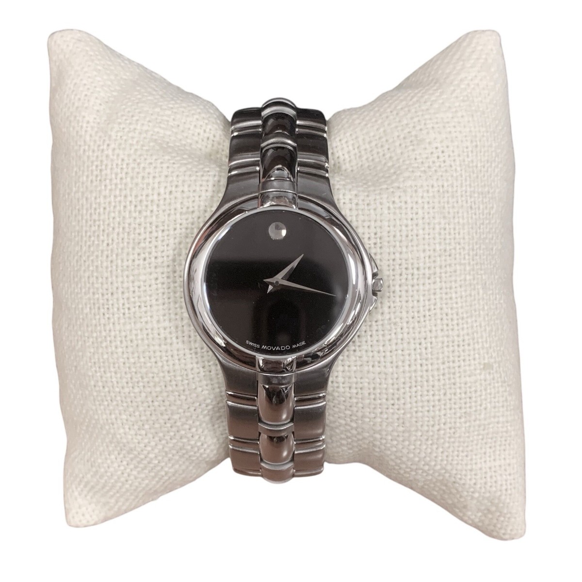 Stainless steel Movado Museam watch Black Face Silver Tone  display picture 1