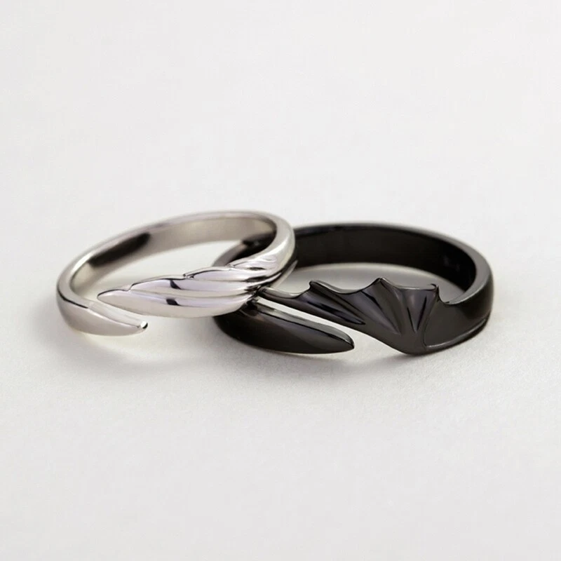 Devil and angel rings deals