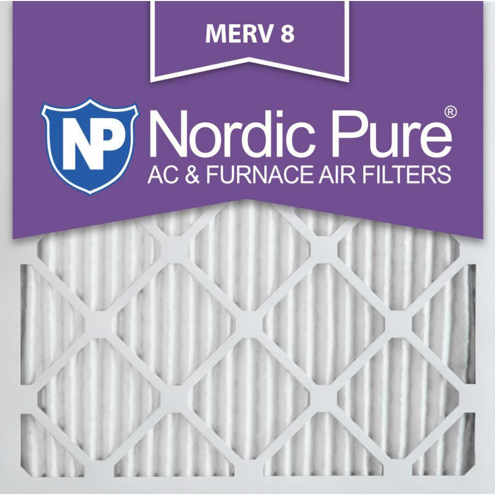 Nordic Pure 10x25x1 MERV 13 Pleated AC Furnace Air Filters 3 Pack