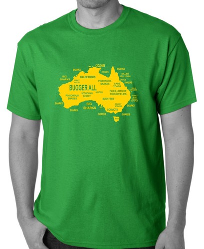 Funny T-Shirts Aussie Maps Mens Ladies Singlets Straya t shirt Australian Tee - Picture 15 of 21