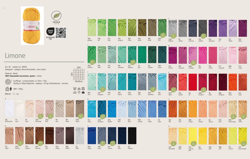 Schöller und Stahl-LIMONE- 50g-LL125m-(100g/5,80) - Bild 2 von 2