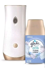 Clean Linen Glade Automatic Spray Refill and Holder Kit  - 6.2 Oz - NIB