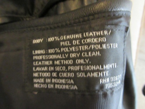 J. Ferrar Leather Blazer men's - Picture 8 of 8