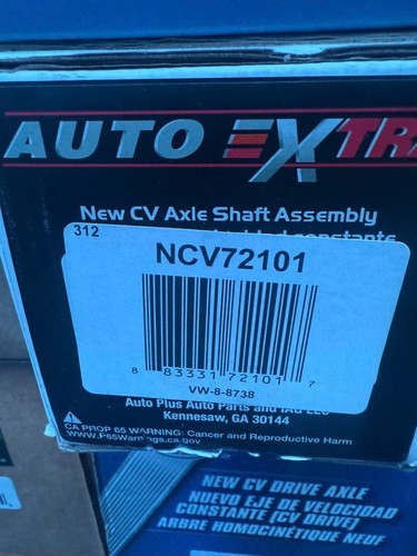 CARQUEST NCV72101 Volkswagen 1.4 1.8 2.0 2.5 FWD Front Left CV Axle Assembly - Picture 2 of 2
