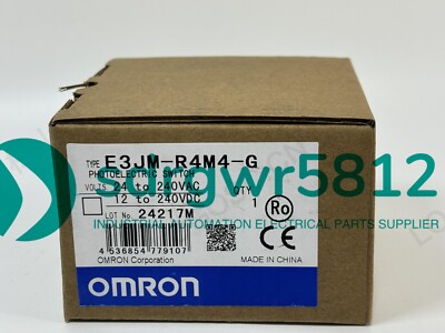 E3JMR4M4G 1PC NEW Omron Photoelectric Switch E3JM-R4M4-G 24-240VAC/VDC Fast ship