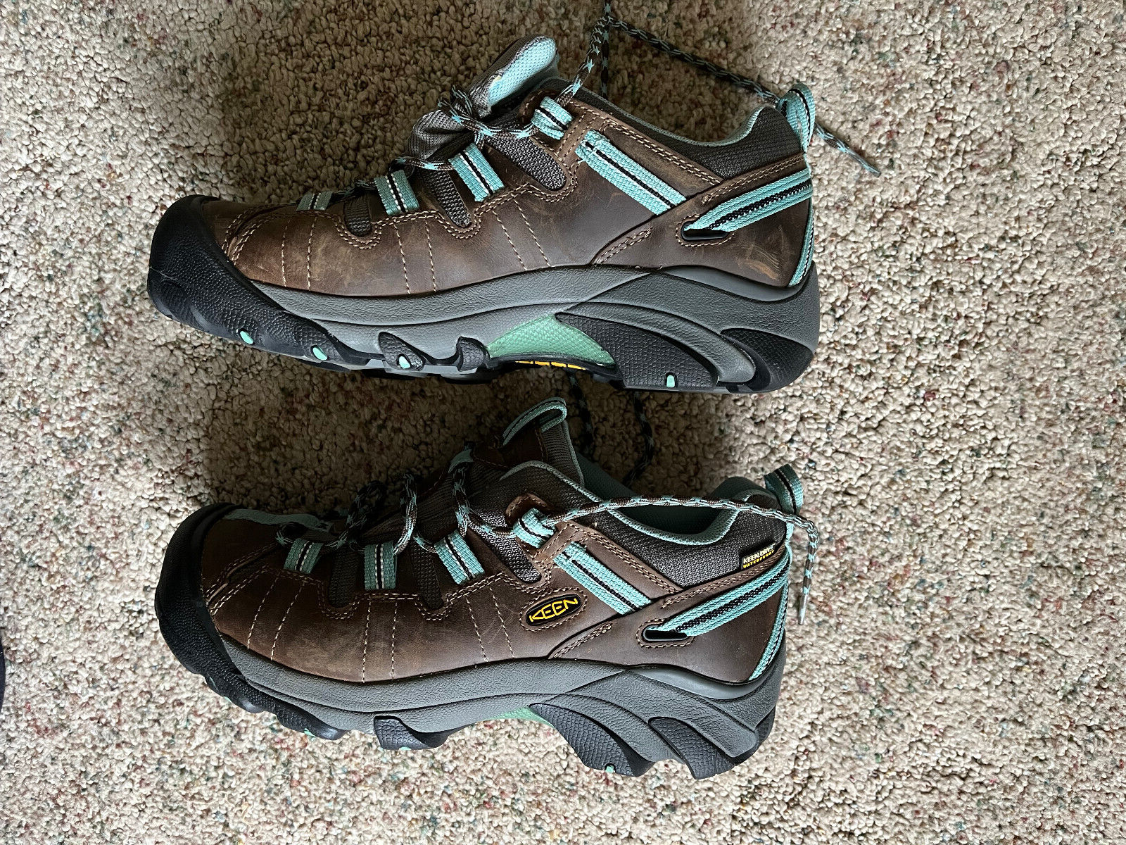 Sneakers basse da trekking donna Keen Targhee II taglia 10 pelle impermeabili nuove senza scatola