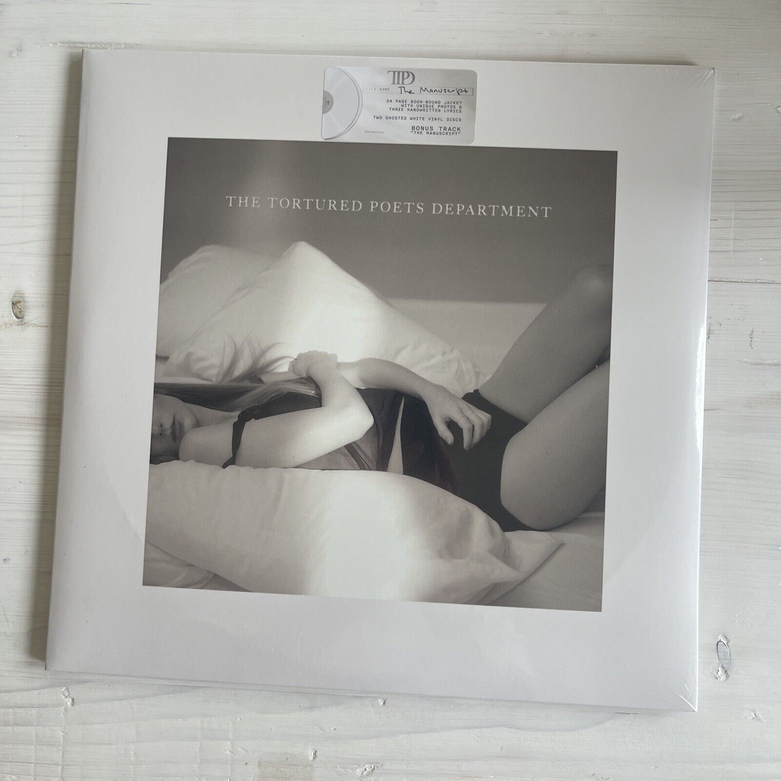 SIGNED - Taylor Swift - The Tortured Poets Department Vinyl + "The Manuscript"
