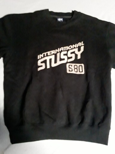 Stussy - International Black Japan Crewneck Sweatshirt SMALL