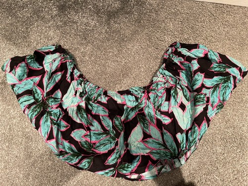 ASOS Floral Bandeau Swim Top Size 6 Brand New With Tag - Picture 3 of 6