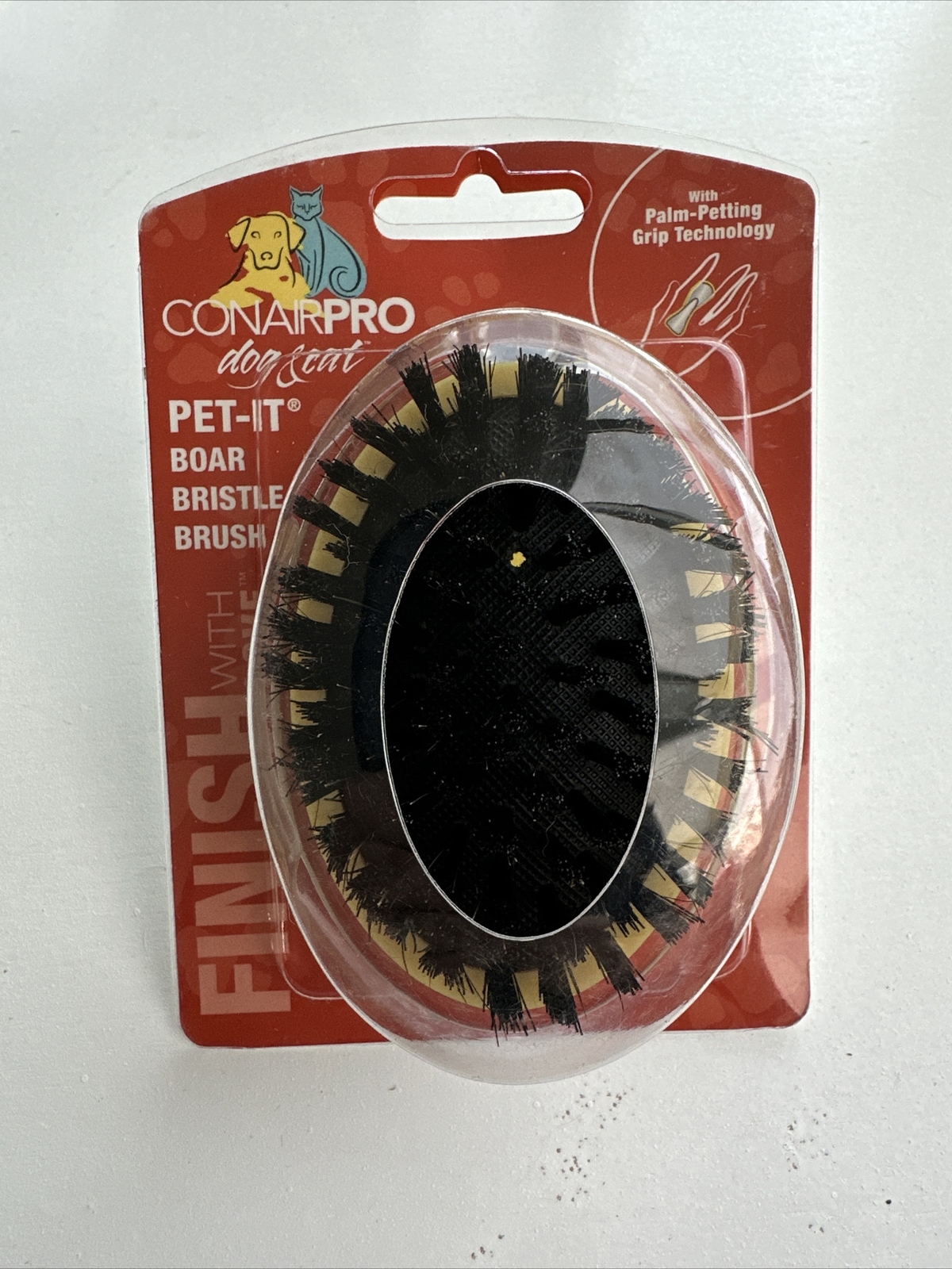 CONAIRPRO Dog & Cat Pet Brush with Ergonomic PetIt Design, Dog Brush