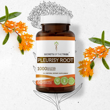 Secrets Of The Tribe Pleurisy Root Capsules, ...