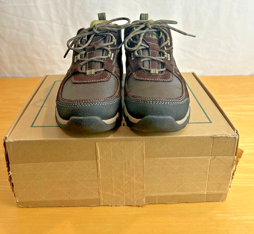 LL Bean Shoes NEW  Womens 9.5 Model 4 Trail Hiking Brown Green Waterproof - Picture 2 of 5