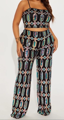 2 piece set women Sequin Fn - Picture 3 of 6