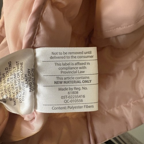 Kyodan Women's Pink Quilted Jacket M Mid-Length Casual Travel Warm - Picture 6 of 7