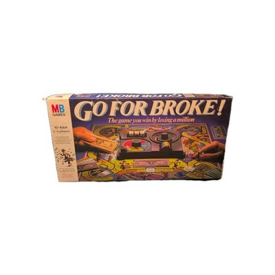 MB Go For Broke 1985 Brettspiel geprüft & vollständig